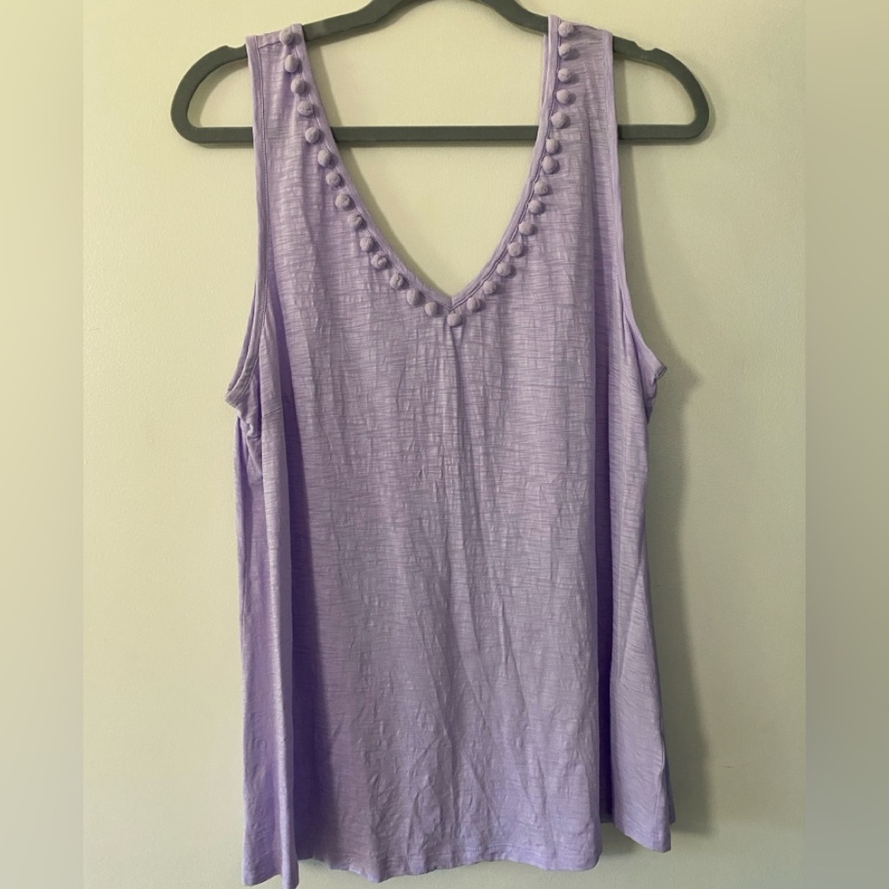 Lilly Pulitzer Lilac Textured Tank Top
